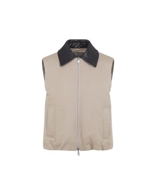 Brunello Cucinelli Brown Neutrals Jackets