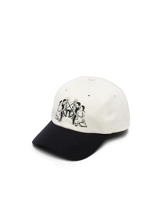 Enfants Riches Deprimes White Graphic-Embroidered Baseball Cap for men