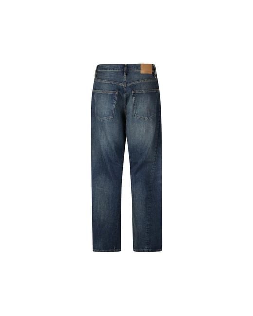 sunflower Blue Five-Pocket Denim Jeans for men