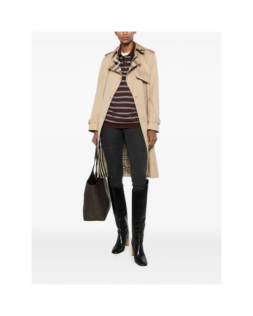 Burberry Natural Neutrals Coats