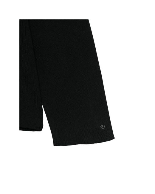 Seven Gauge Black Zip Front Cardigan for men