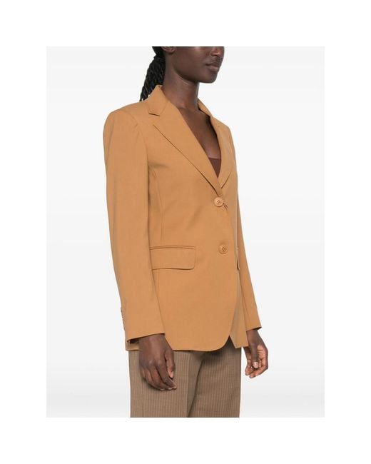 Max Mara Brown Neutrals Jackets