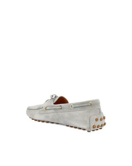 Tod's White Loafers