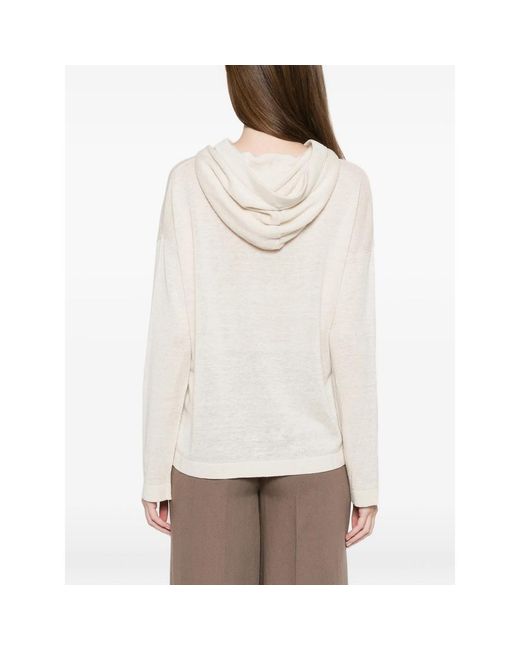 Max Mara White Neutrals Tops
