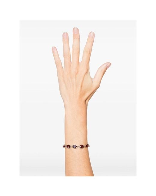 DARKAI Multicolor Anchor Oval Stone Bracelet for men