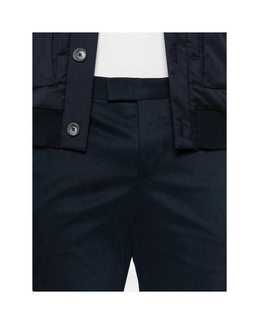 PT Torino Blue Cuffed-Hem Chinos for men