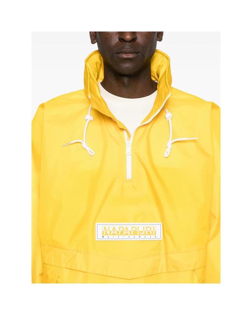 Napapijri Yellow Rainforest Axl Jacket for men