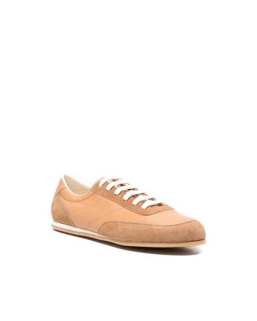 Common Projects Natural Suede Panel Sneakers
