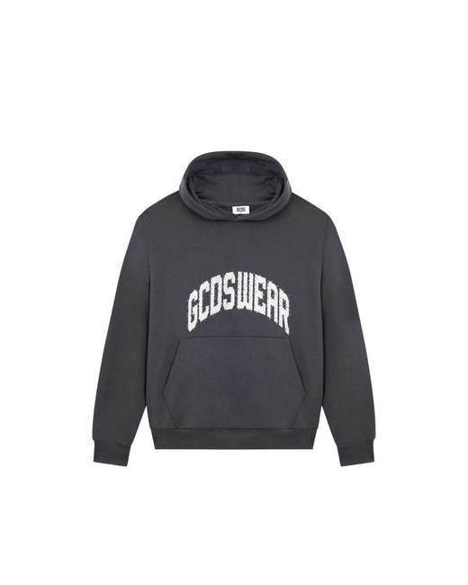 Gcds Blue Rhinestones-Embellished Hoodie for men