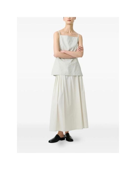 Studio Nicholson White Agat Skirt