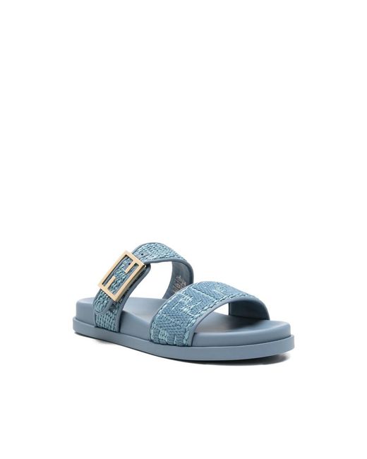 Fendi Blue Shoes