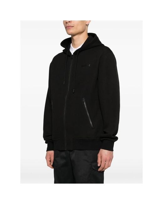 Mackage Black Zip Hoodie for men