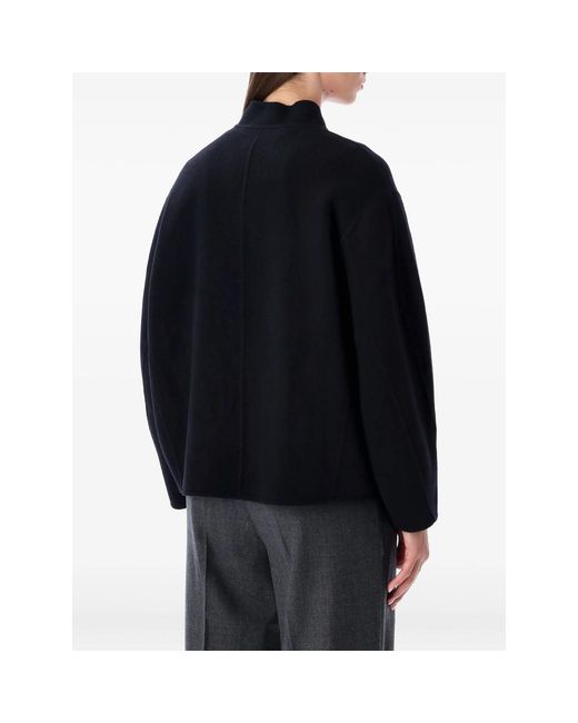 Soeur Black Windsor Patch-Pockets Jacket