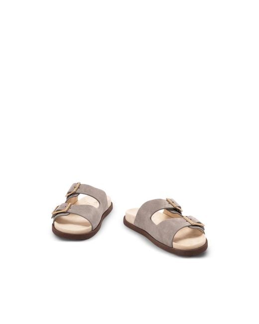 Brunello Cucinelli Brown Sandals for men