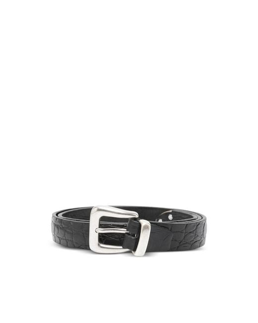 Eraldo Multicolor Crocodile-Effect Buckle Belt for men