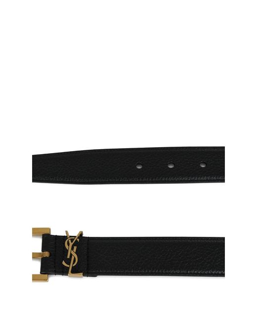 Saint Laurent Black Belts for men