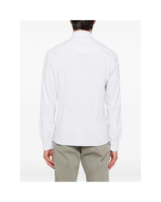 Brunello Cucinelli White Shirts for men