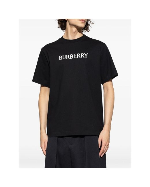 Burberry Black T-Shirt 'Seth' for men