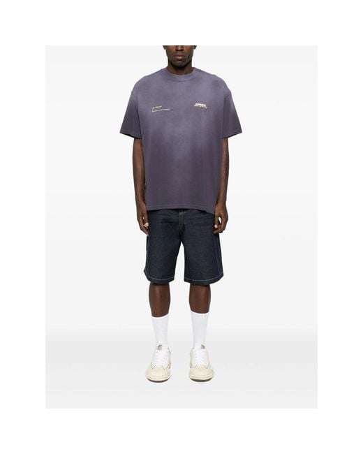 Represent Blue T-Shirts And Vests for men