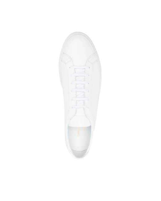 Common Projects White Original Achilles Leather Sneakers for men
