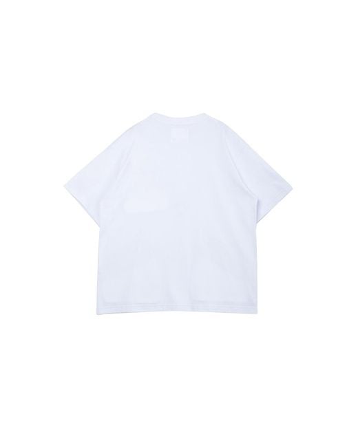 SACAI X CARHARTT WIP White X Carhartt Wip Cotton T-Shirt for men