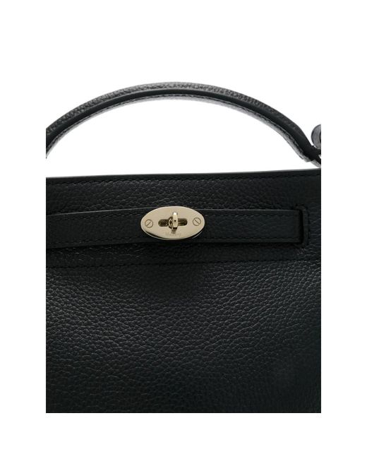 Mulberry Black Mini Islington Bucket Bag