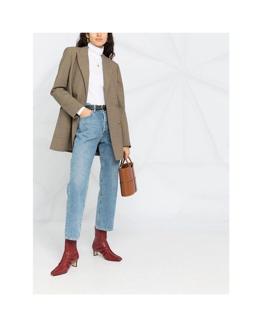 Vince White Roll-Neck Cotton Blouse