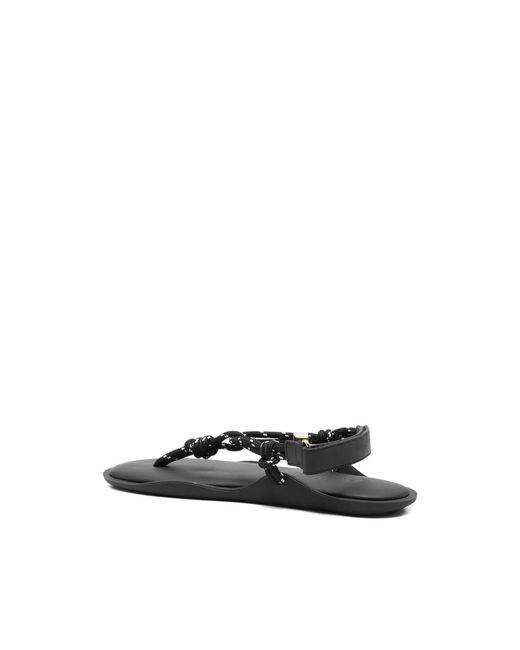 FLOWZE Black Flò Open-Toe Sandals