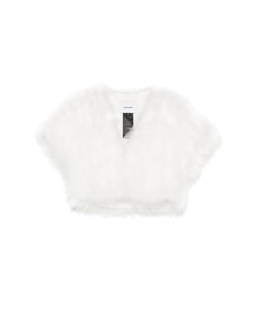 Yves Salomon White Capes