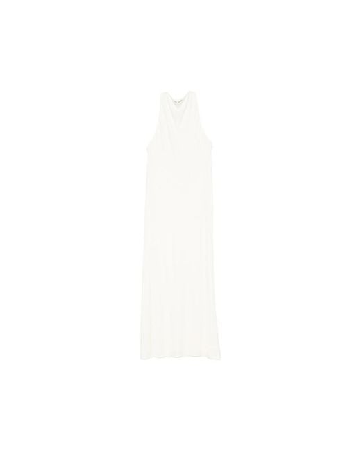 Cult Gaia White Siena Chain-Link Maxi Dress