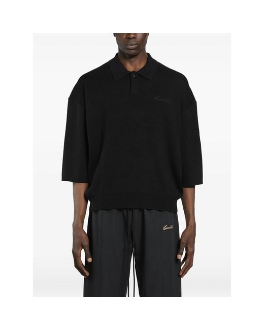 Fear Of God Black Sweater Polo-Collar Wool for men