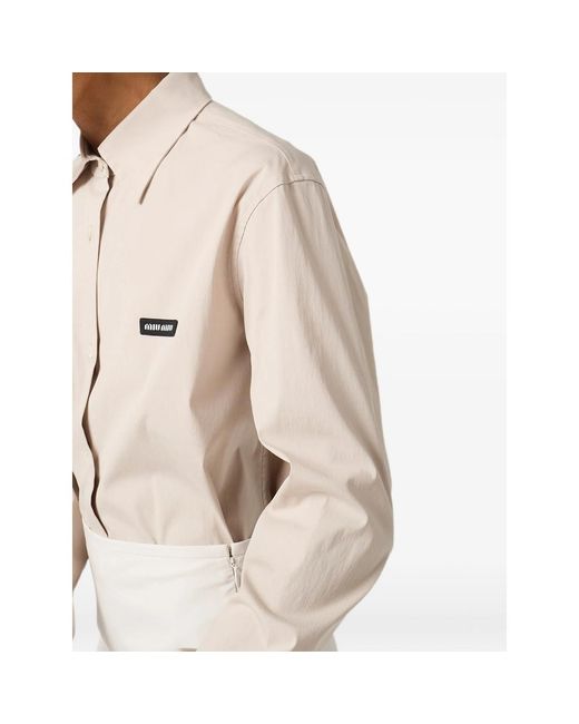 Miu Miu Natural Neutrals Tops