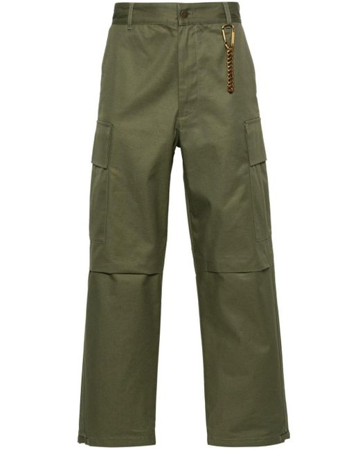 DARKPARK Green Saint Straight-Leg Cargo Trousers for men