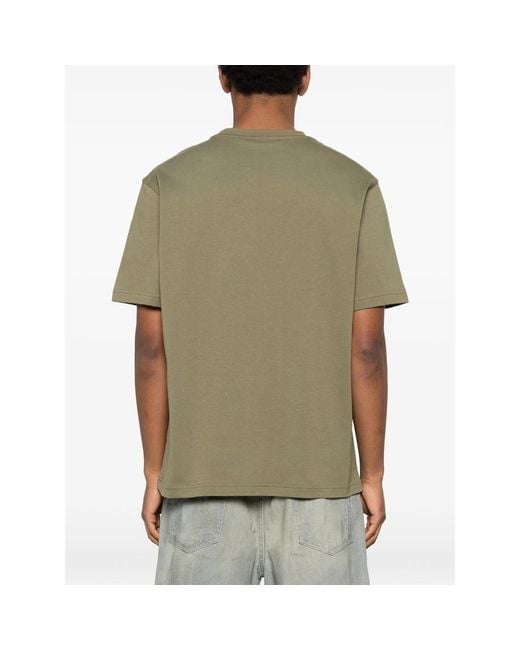 Daily Paper Green Logo-Detail T-Shirt for men