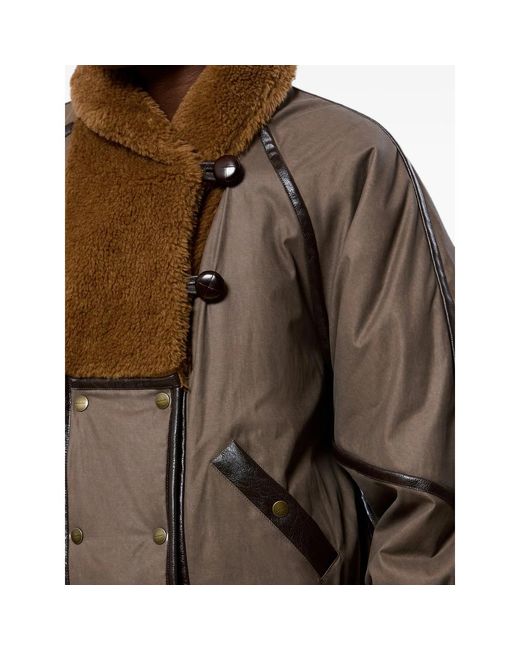 Isabel Marant Brown Olinka Faux-Fur Jacket