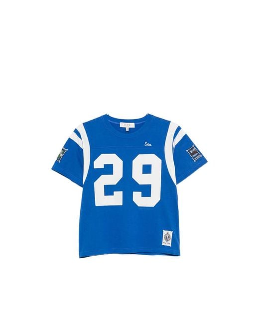 Sea Blue Georgie Crew-Neck T-Shirt