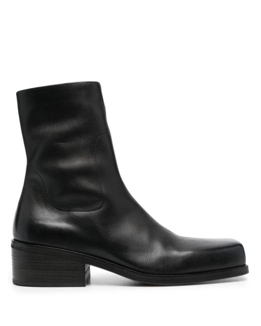 Marsèll Black Cassello 70Mm Leather Boots for men
