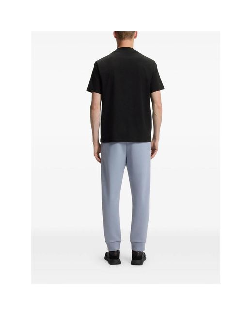 Boss Black Logo-Print High-Neck T-Shirt for men