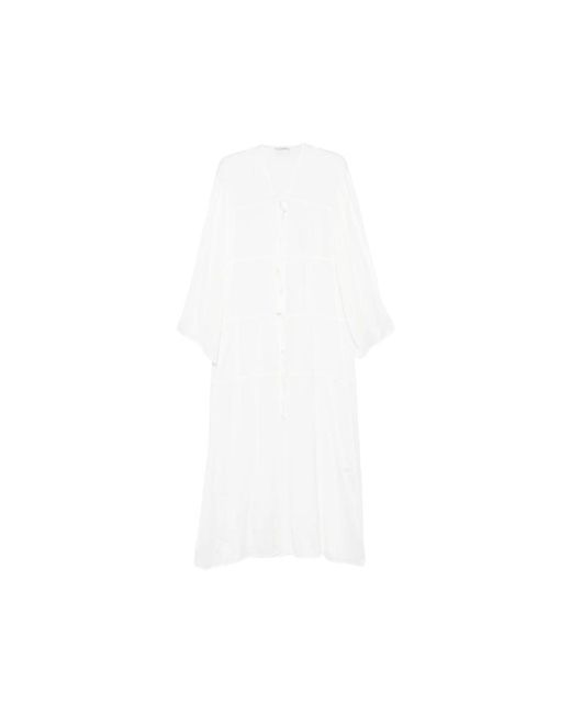 Bondi Born White Cremona Tie-Fastening Cover-Up