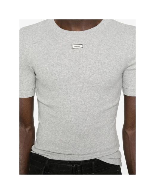 Entire studios White Logo-Label T-Shirt for men