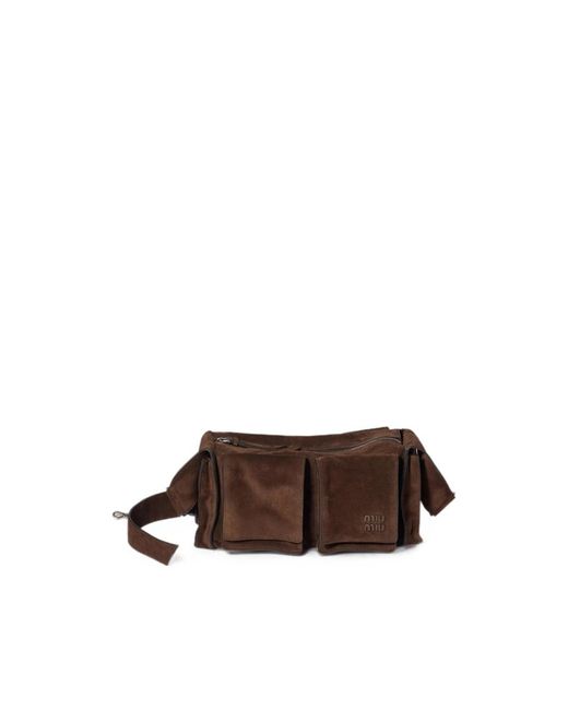 Miu Miu Brown Shoulder Bags