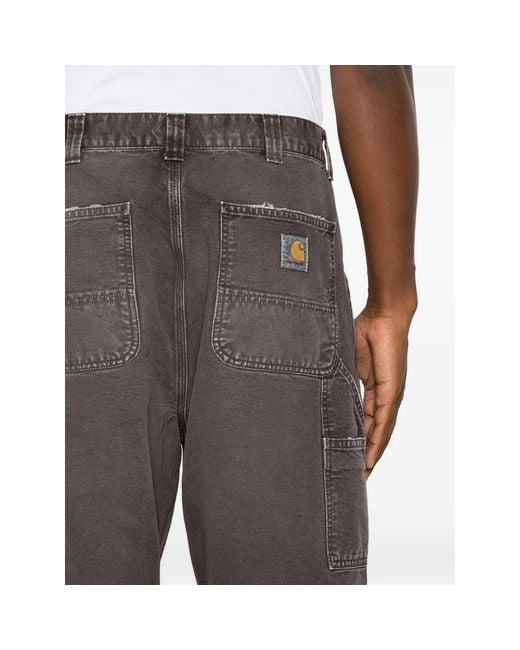 Carhartt Gray Og Double Knee Trousers for men