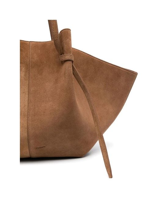 Yuzefi Brown Large Mochi Tote Bag