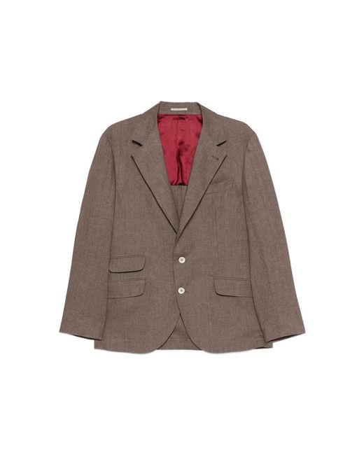 Brunello Cucinelli Brown Jackets