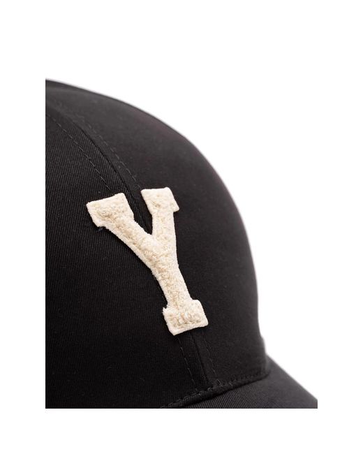 Saint Laurent Black Hats for men