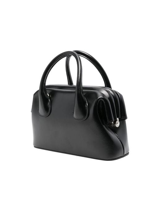 OSOI Black Mini Boat Tote Bag
