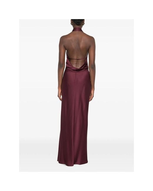 Jonathan Simkhai Red Halterneck Maxi Dress