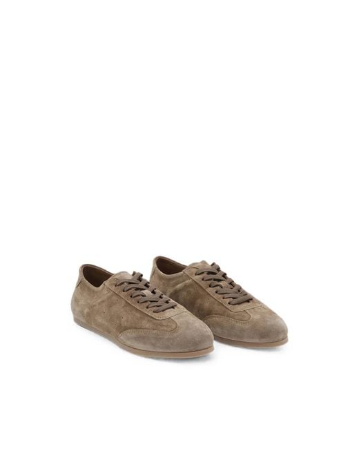 Common Projects Brown Perforated-Detail Sneakers