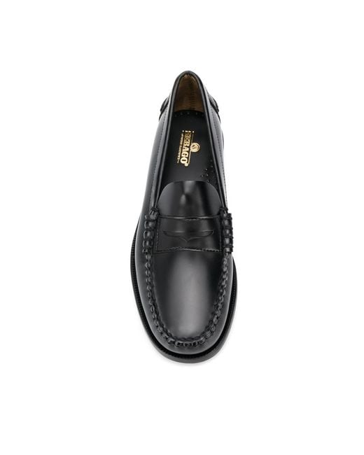 Sebago Black Penny Slip-On Loafers for men