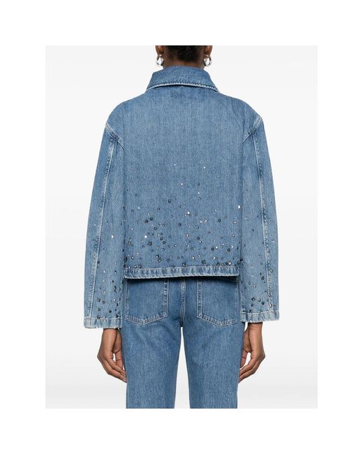 7 For All Mankind Blue Outerwears